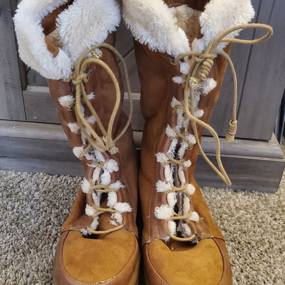 Light Brown Boots